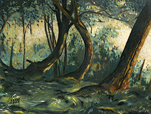 Stan Kwong Painting shady grove
